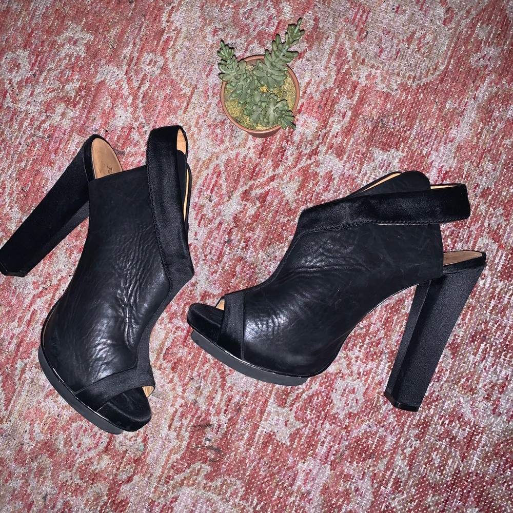 L.A.M.B. open back heels